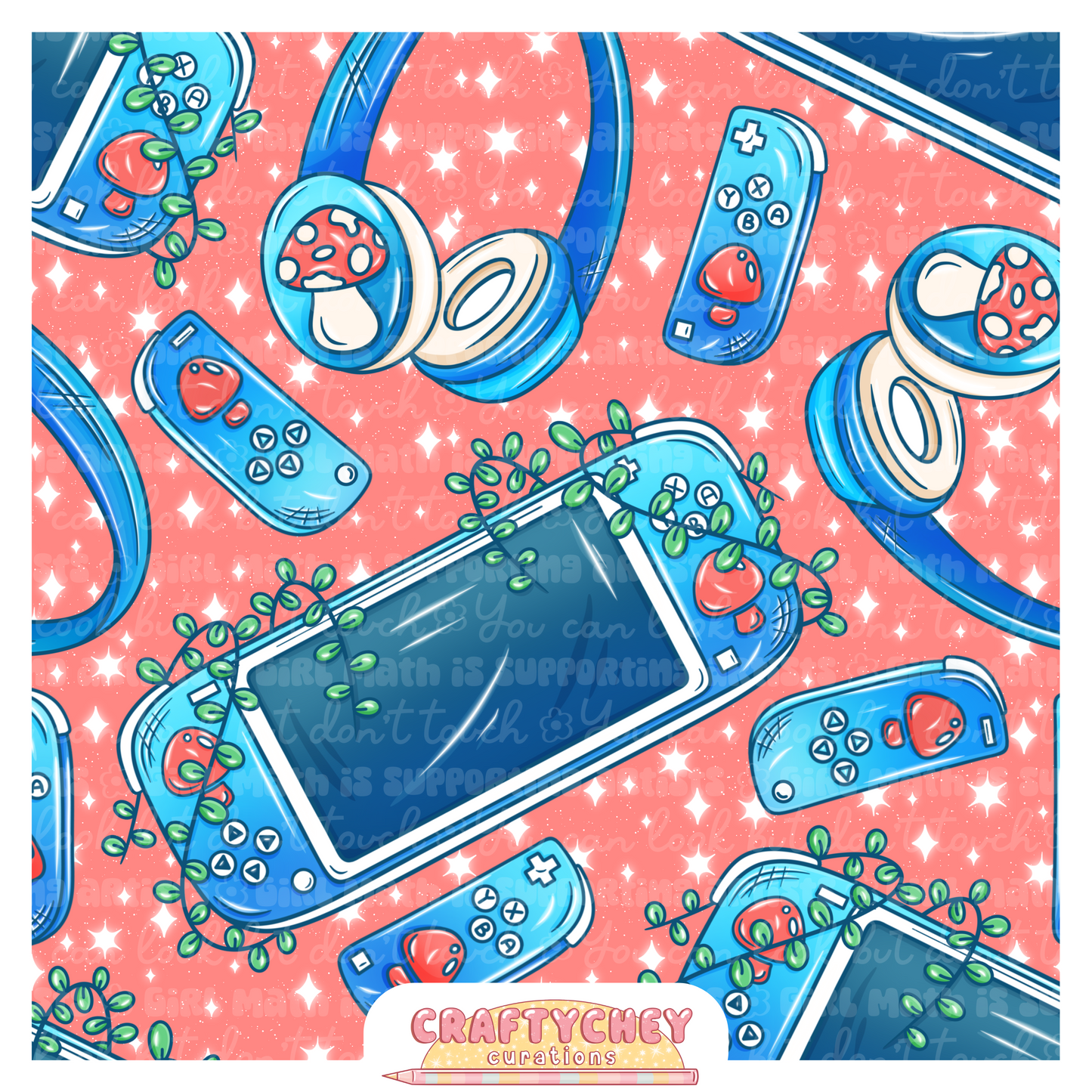 Blue Mushroom Switches