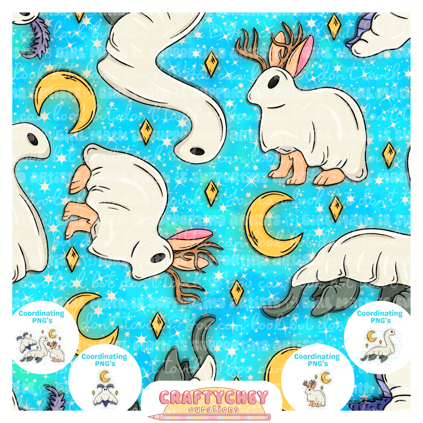 Glowing Ghosty Cryptids