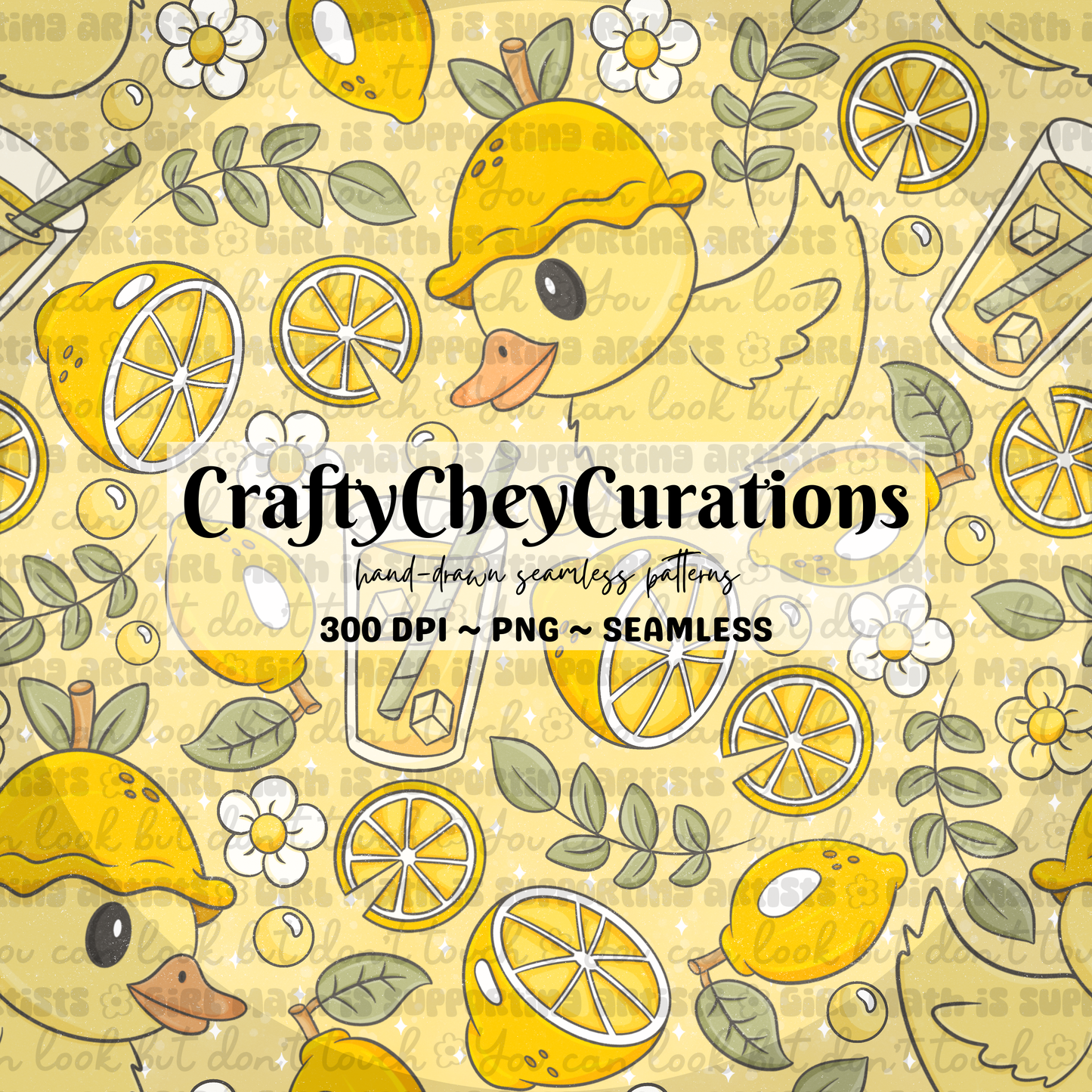 BUNDLE: Fruit Ducks - 9 Seamless Files