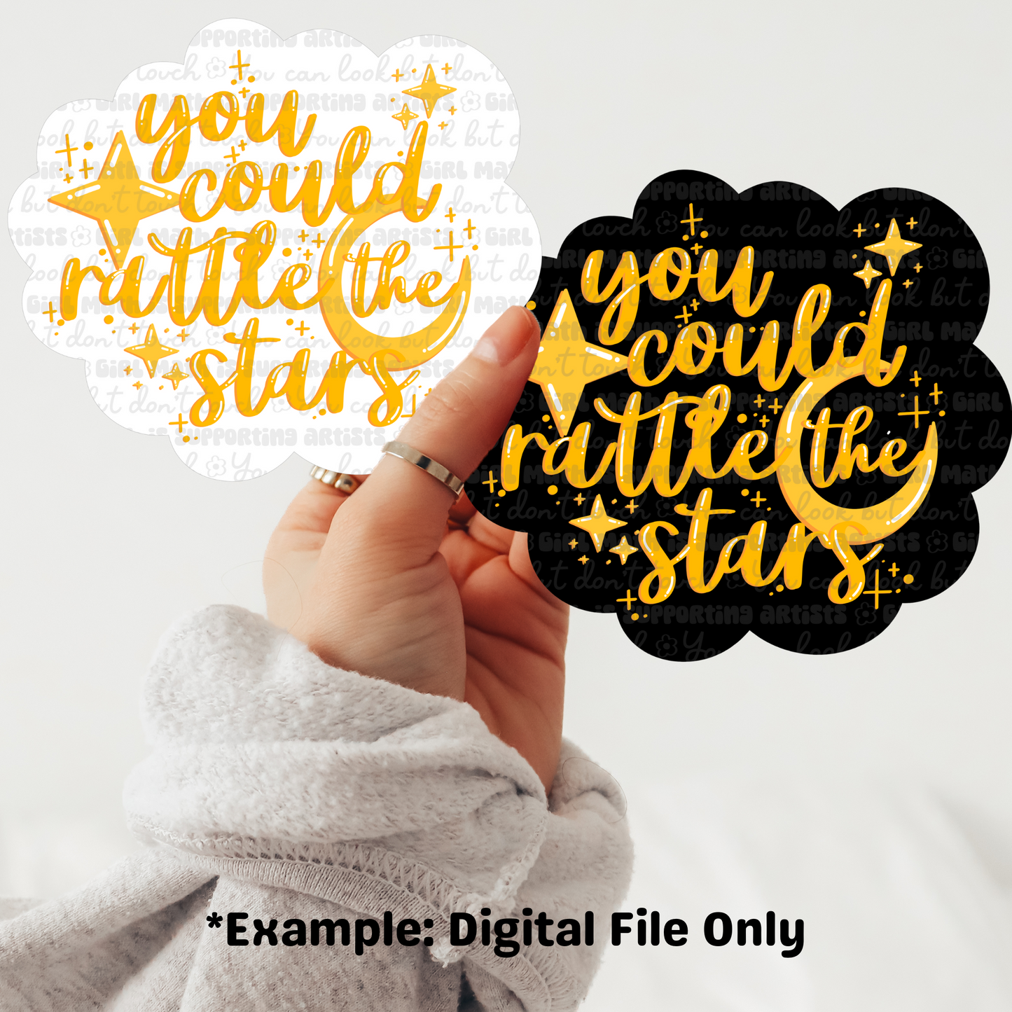 Rattle the Stars: TOG PNG's + Digital Sticker