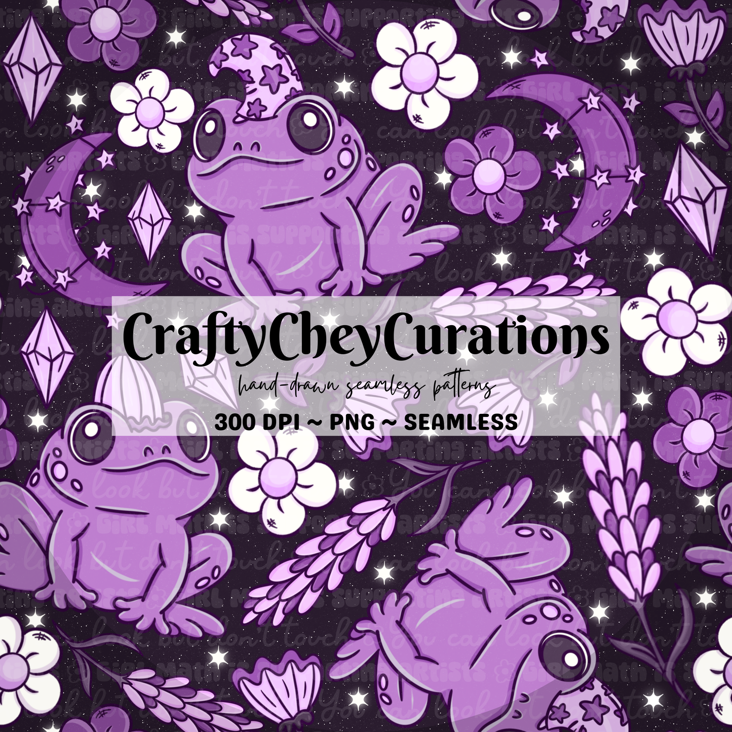 Purple Lavender Wizard Frogs