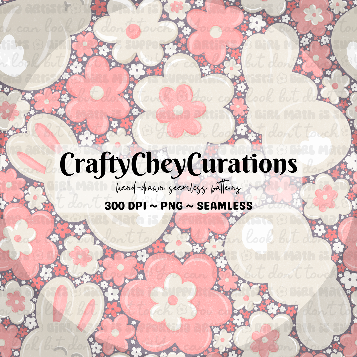 Pastel Bunny Florals