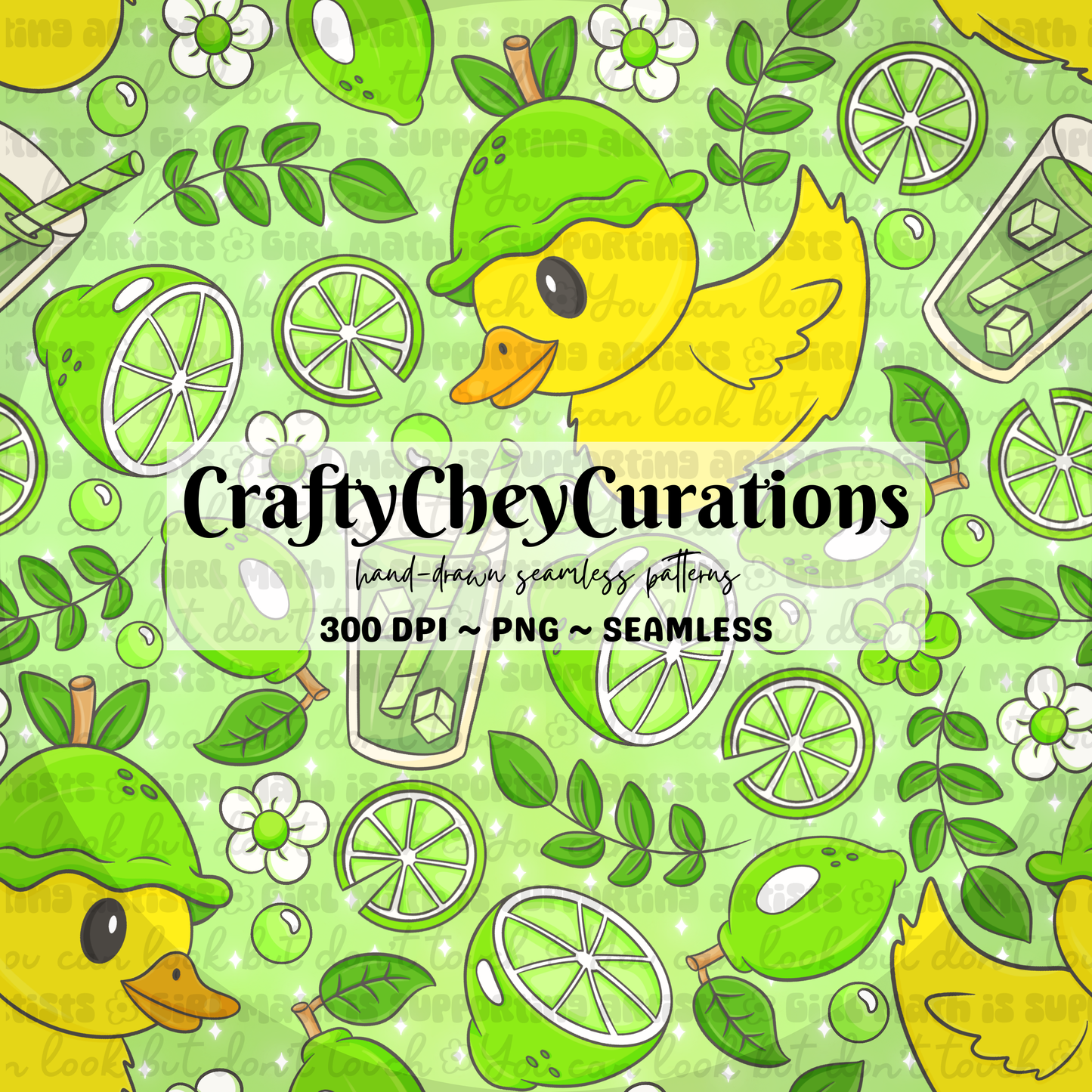 Lime / Green Fruit Duck