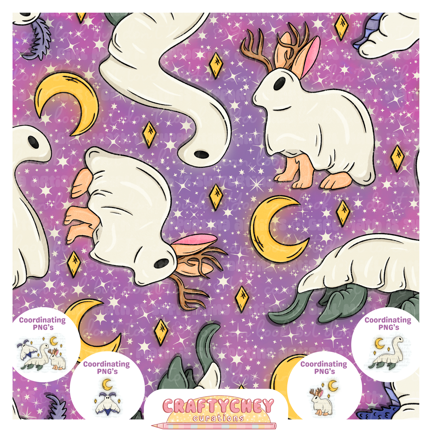 Glowing Ghosty Cryptids