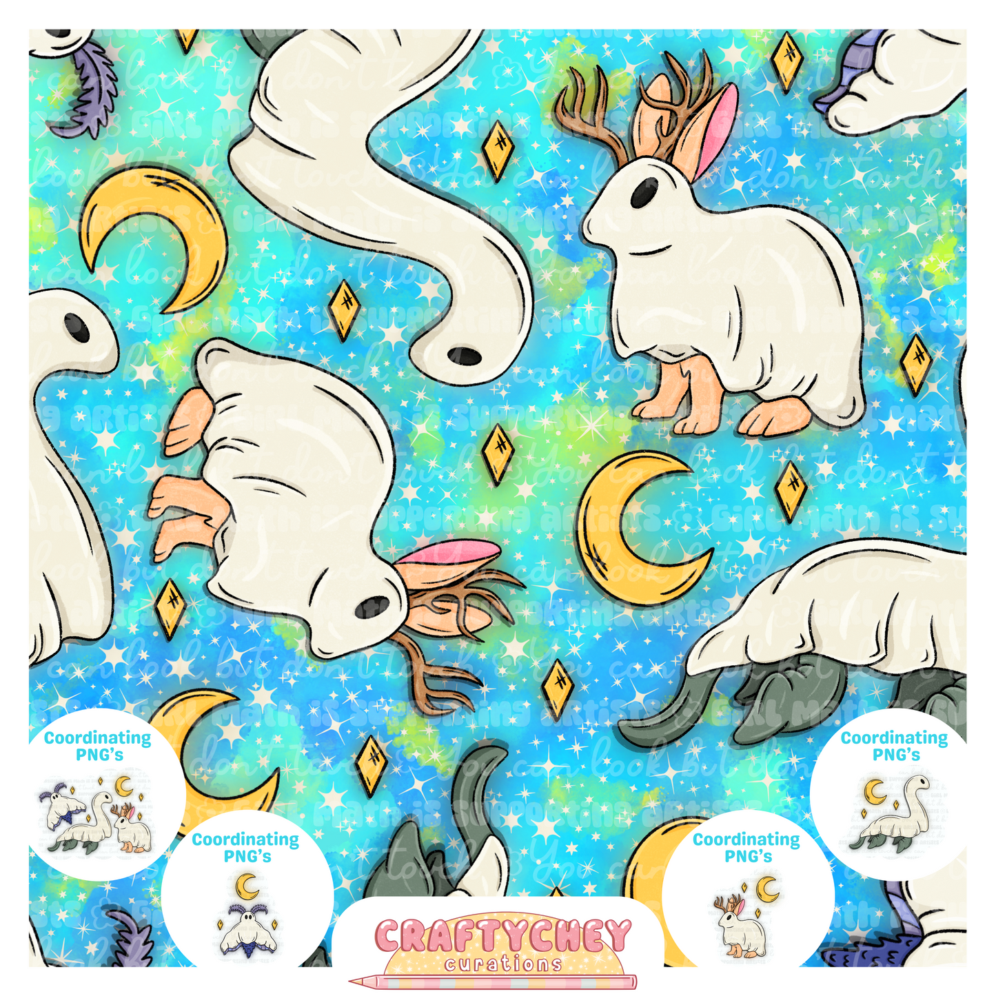 Glowing Ghosty Cryptids