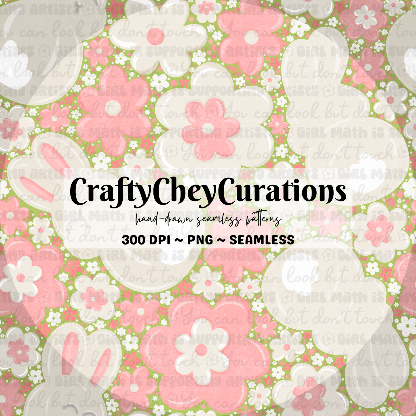 Pastel Bunny Florals