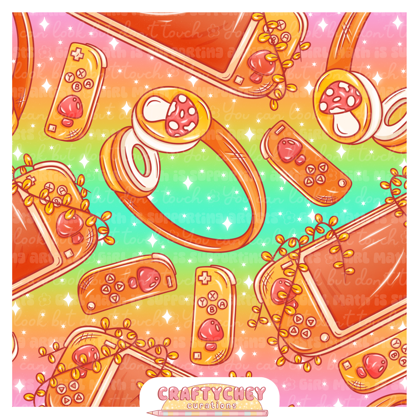 Orange Mushroom Switches