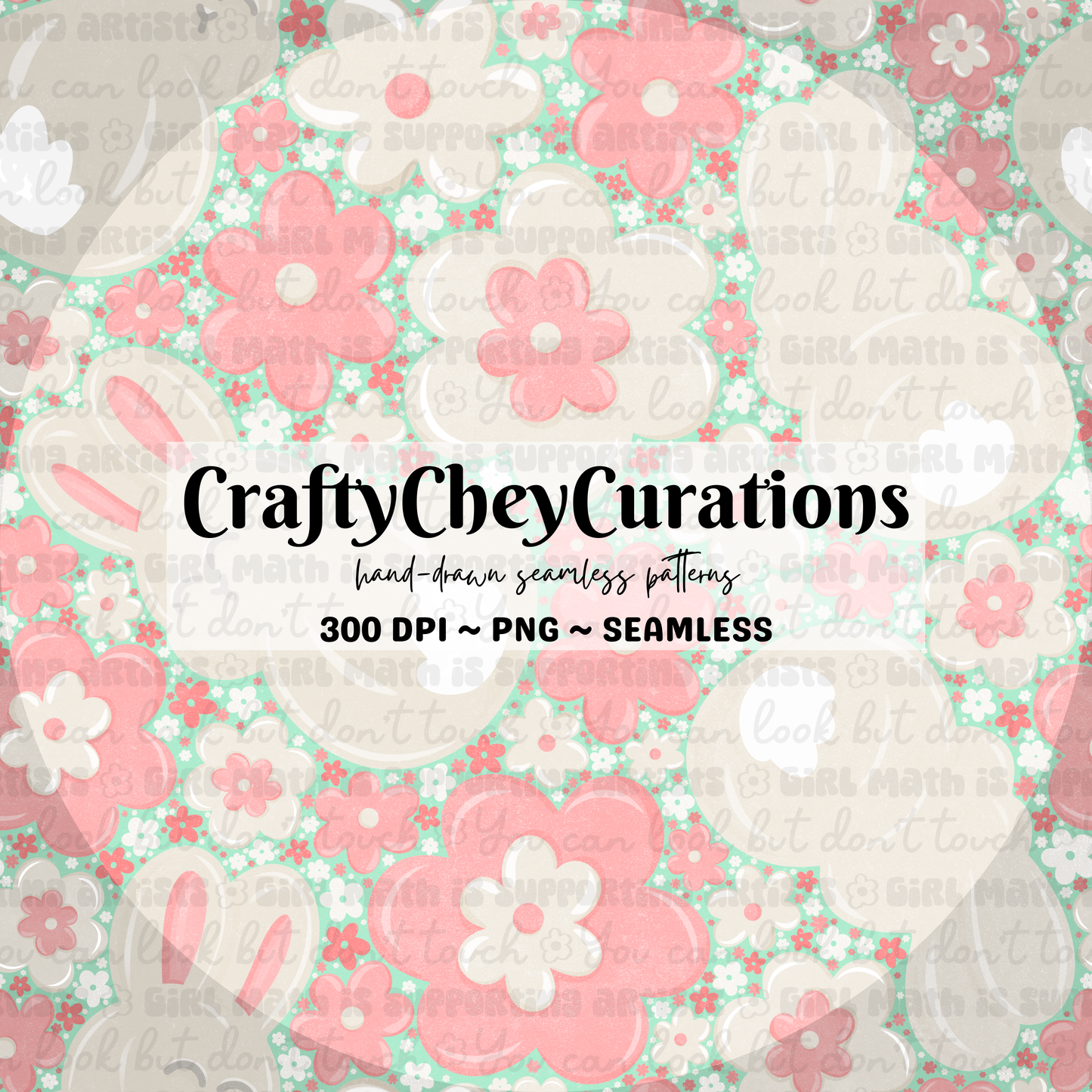 Pastel Bunny Florals