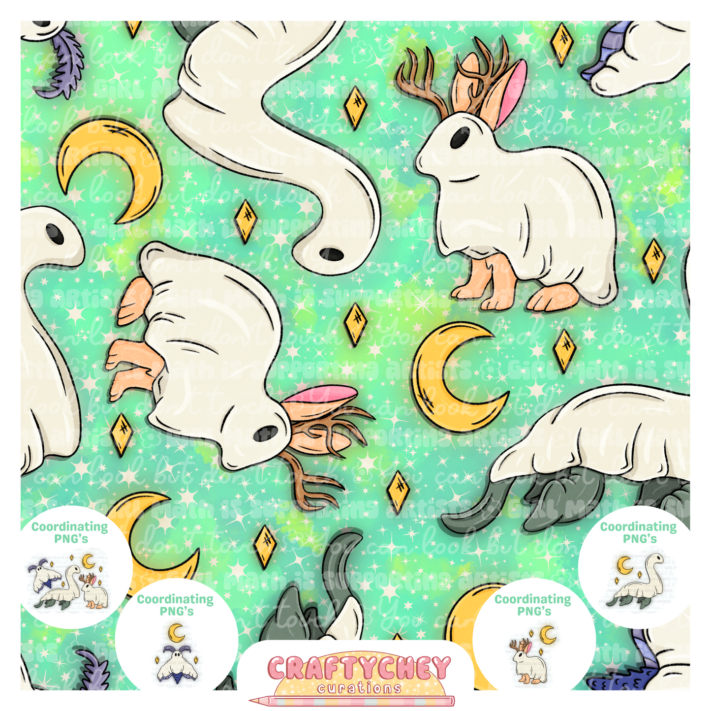 Glowing Ghosty Cryptids