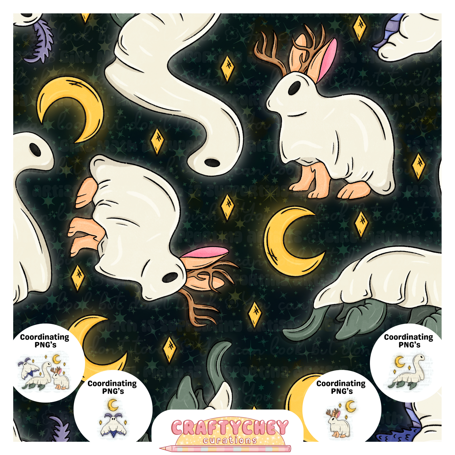 Glowing Ghosty Cryptids