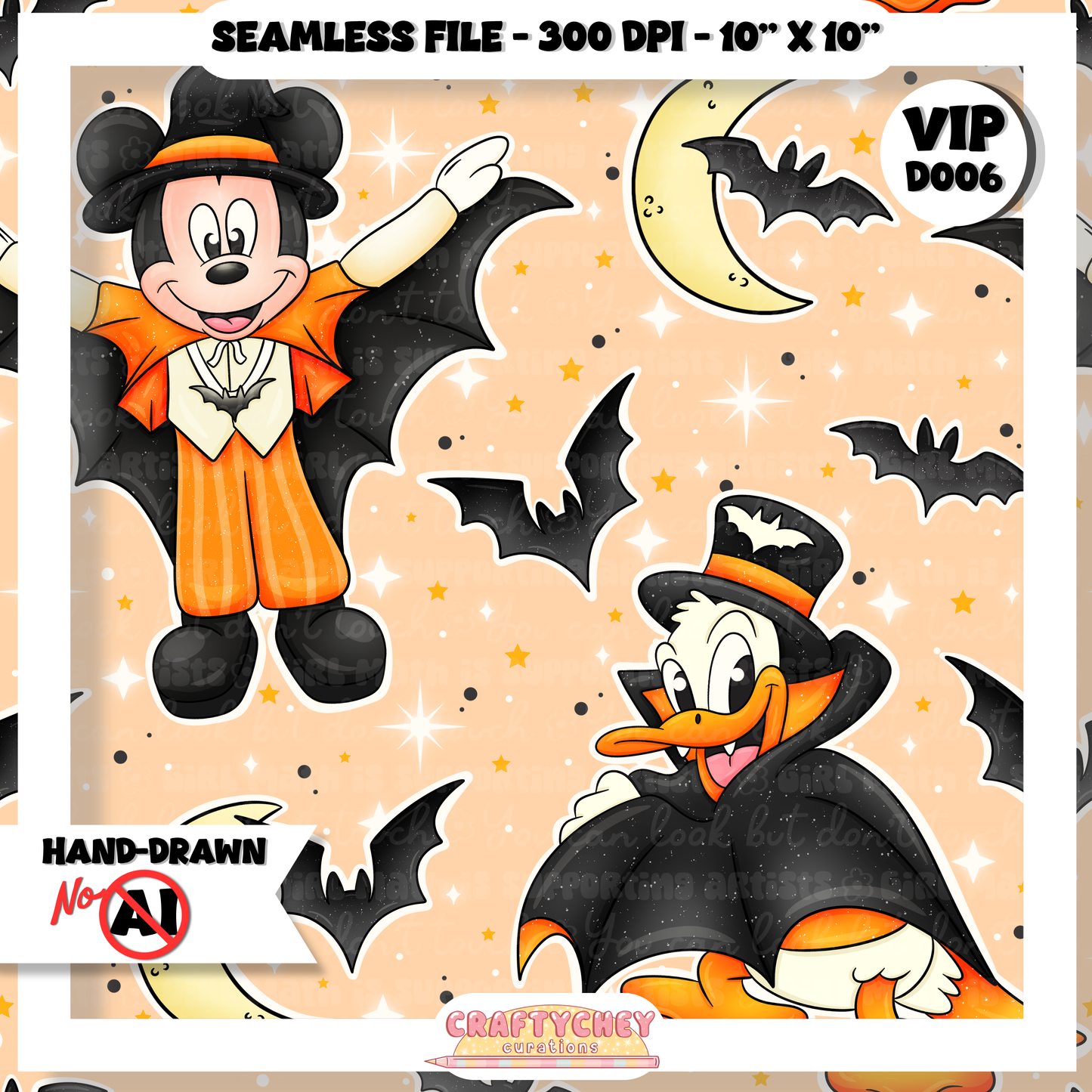 Not So Scary Guys (Seamless + PNG + Coord)