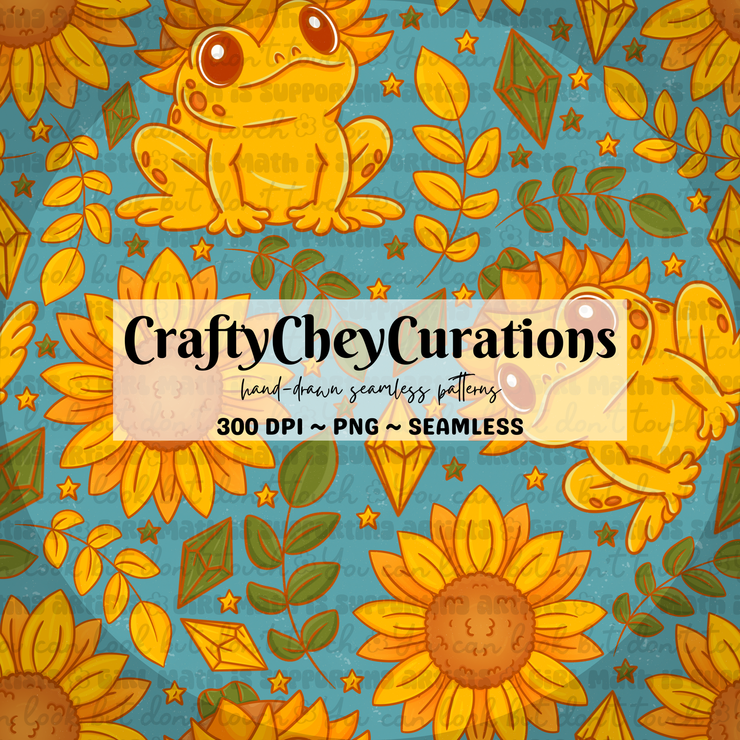 Yellow Sunflower Frogs