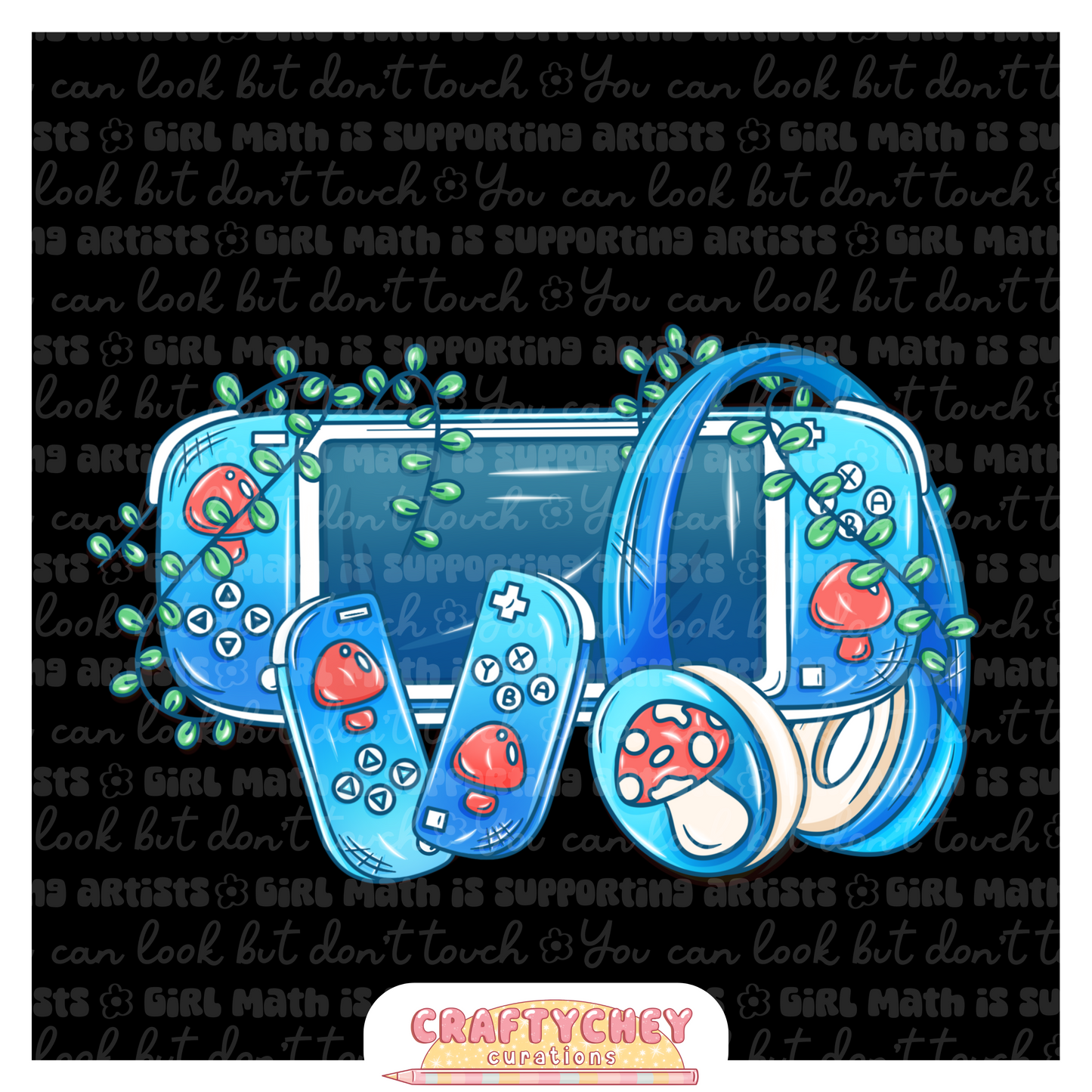 Mushroom Switch PNG Bundle