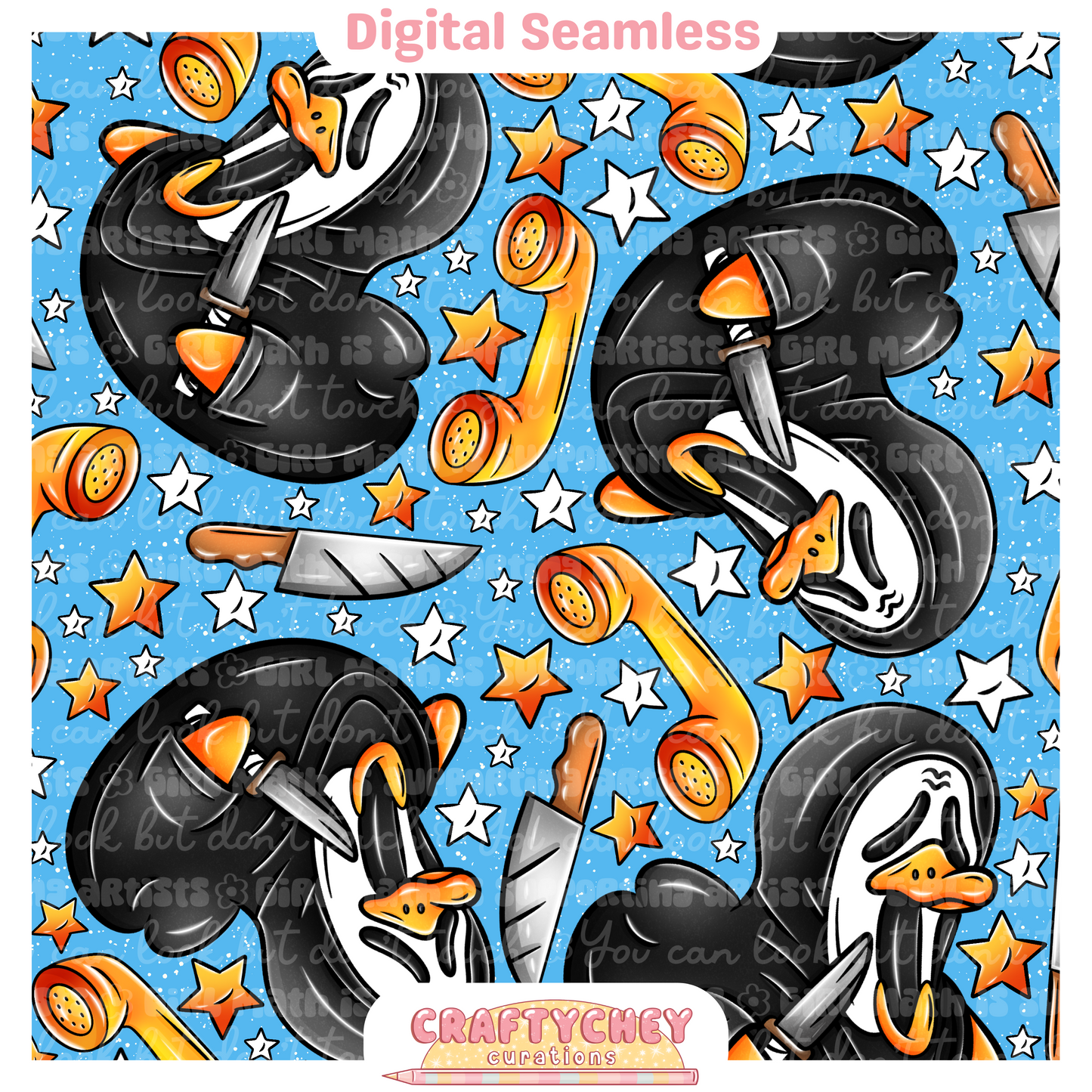 Ghostface Rubber Ducks (Black)