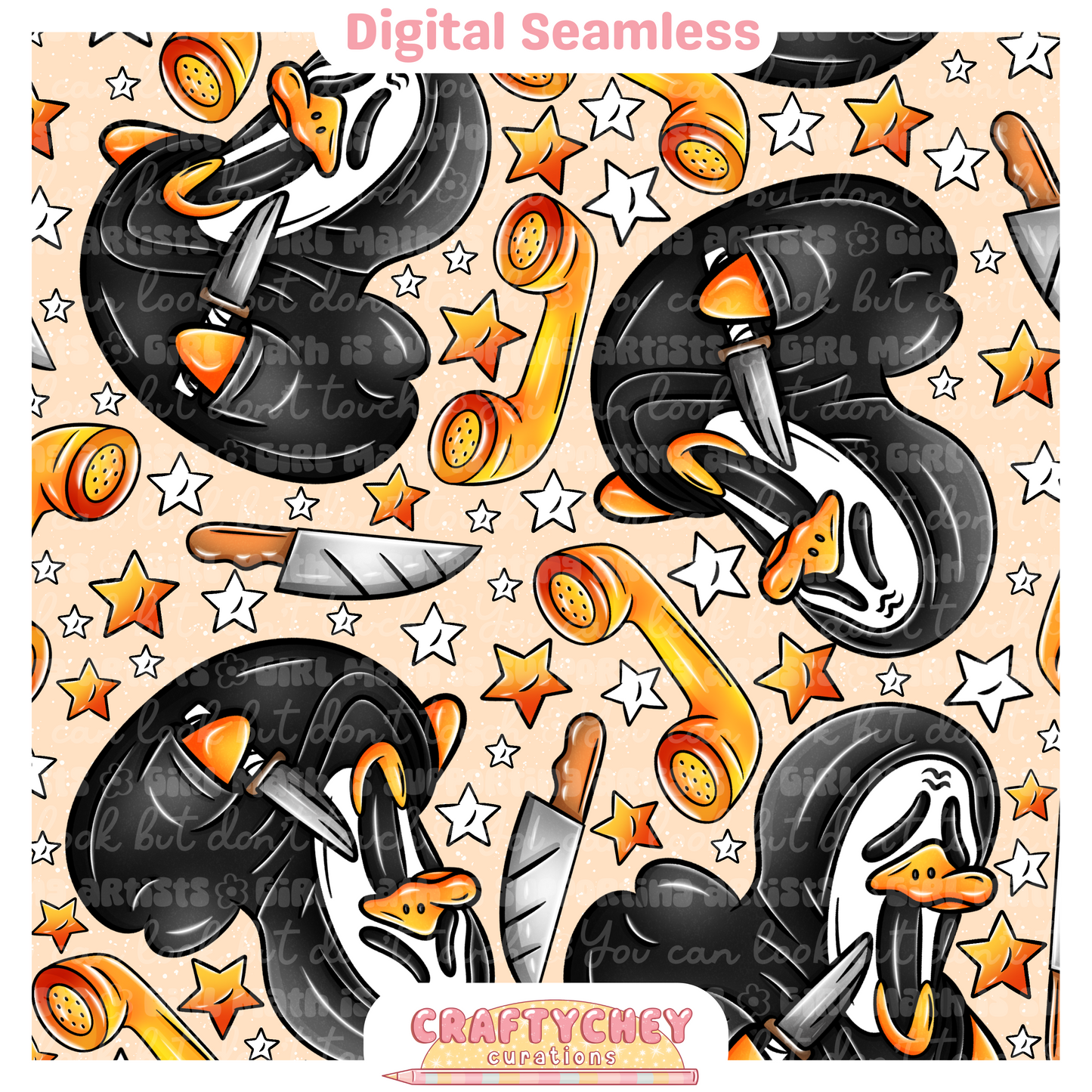 Ghostface Rubber Ducks (Black)
