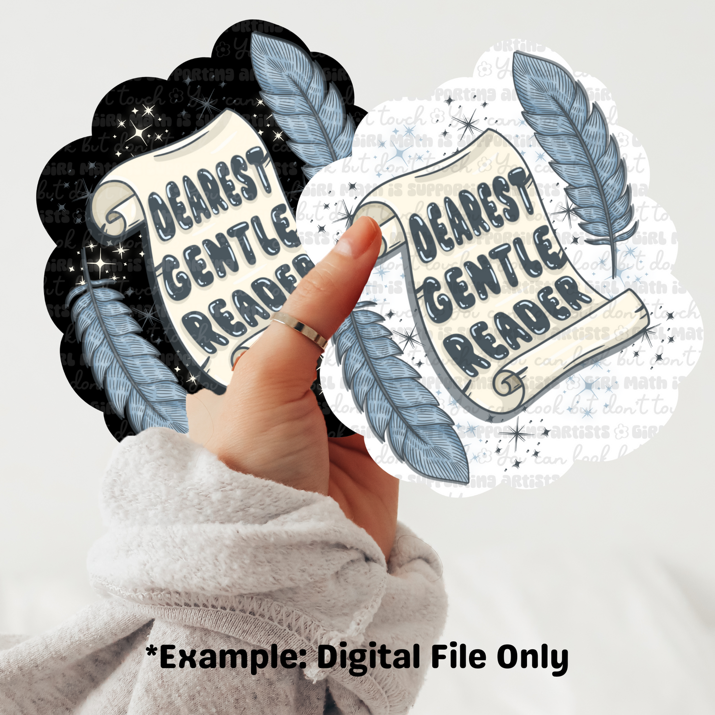 Dearest Gentle Reader - PNG's + Digital Stickers