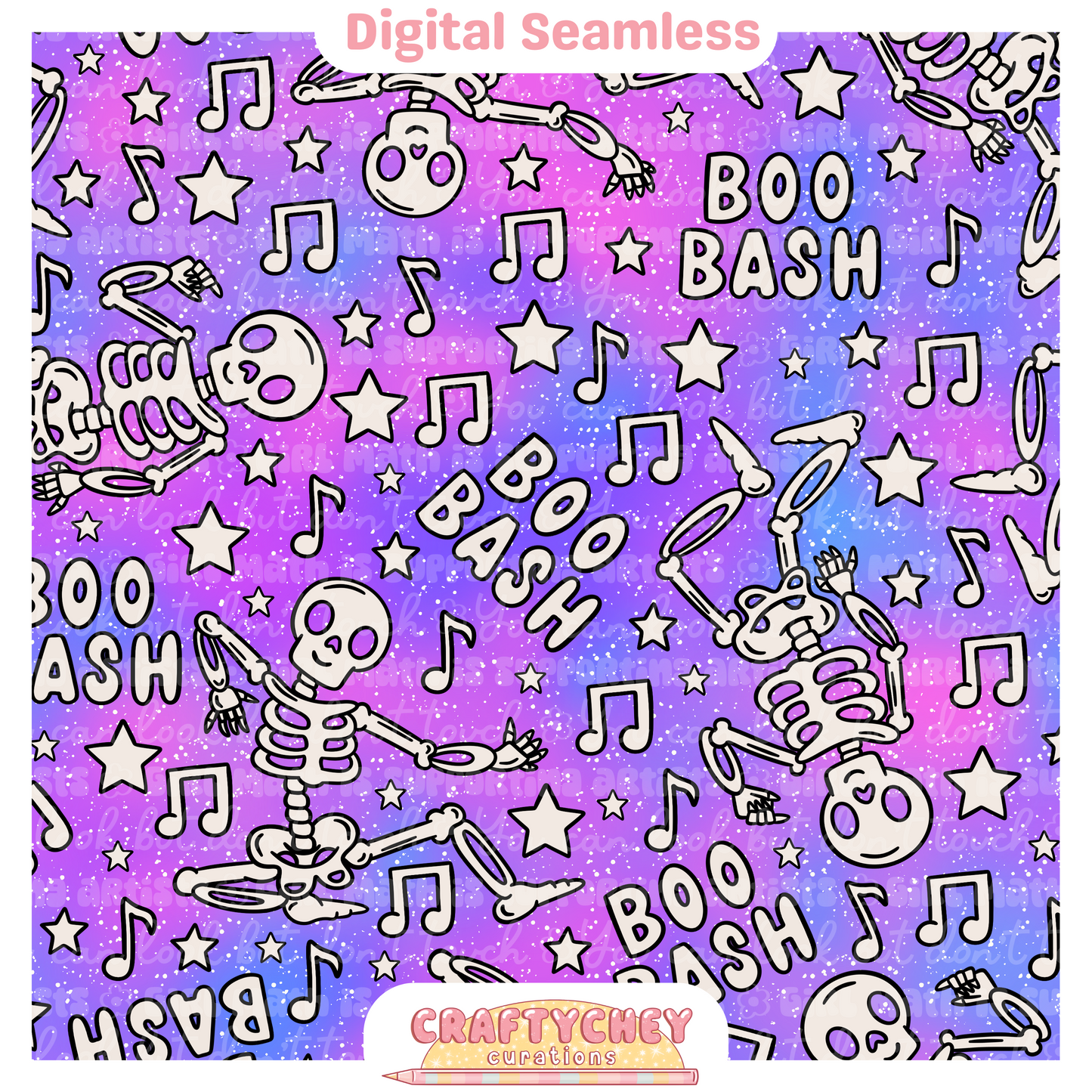 Boo Bash (Seamless + PNG)