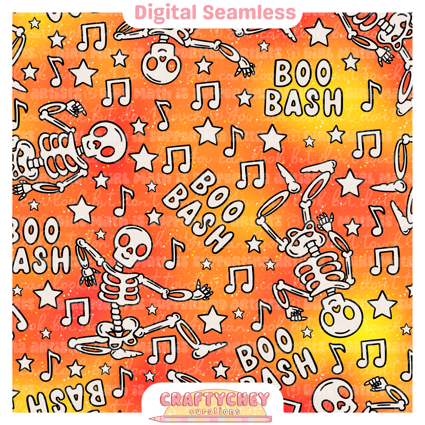 Boo Bash (Seamless + PNG)