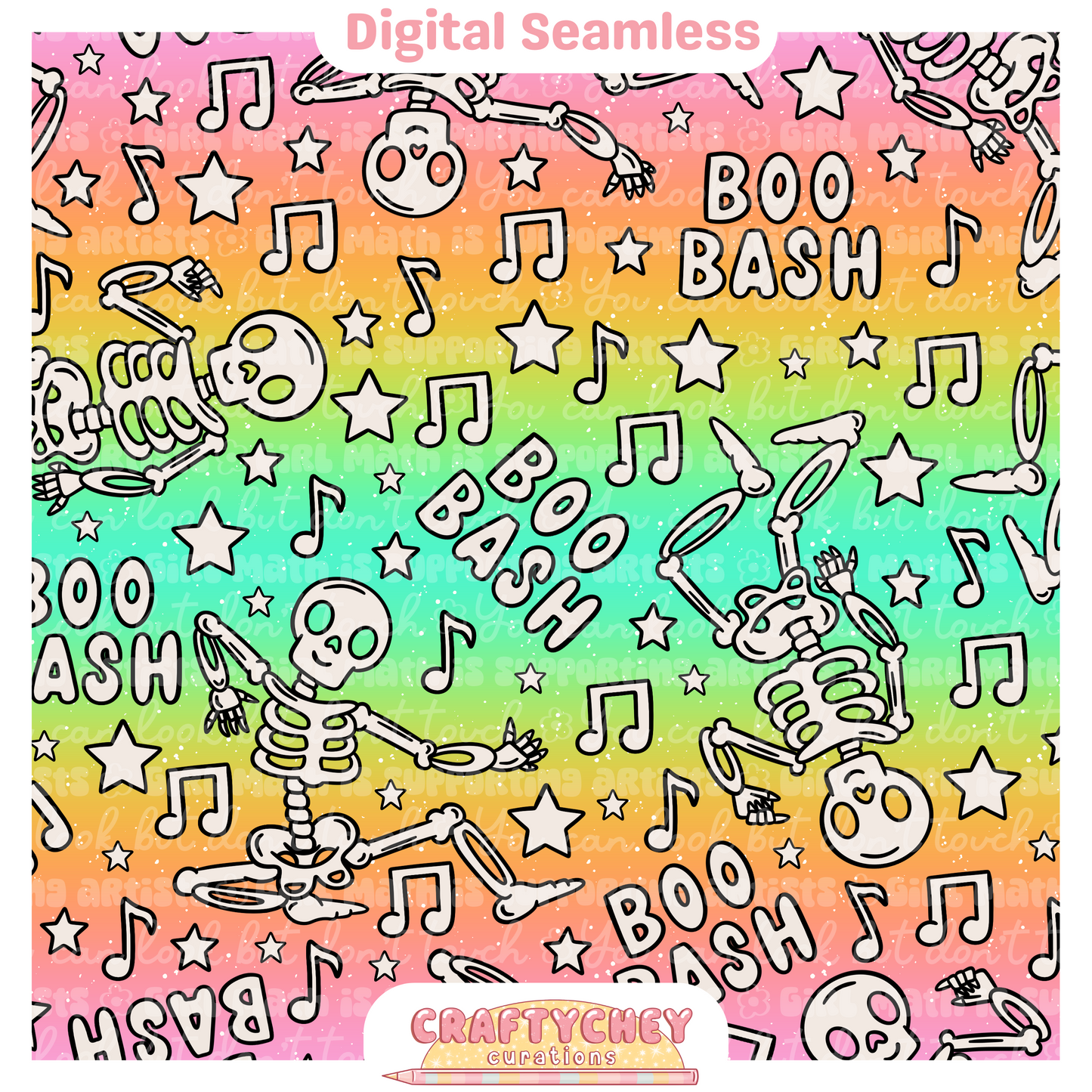 Boo Bash (Seamless + PNG)