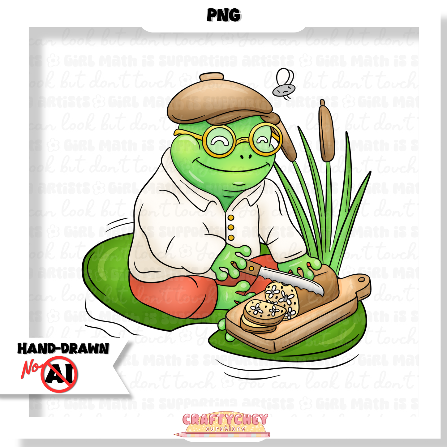 Picnic with Grandpa Frog