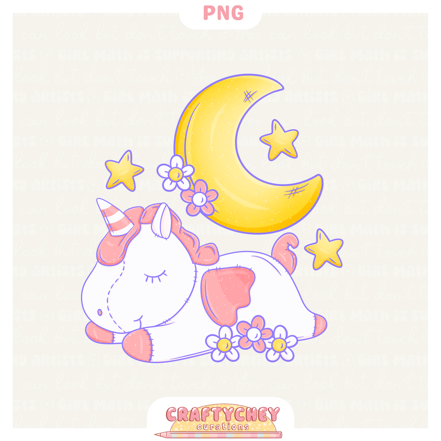 Unicorn Plush Mystery (Seamless + PNG)