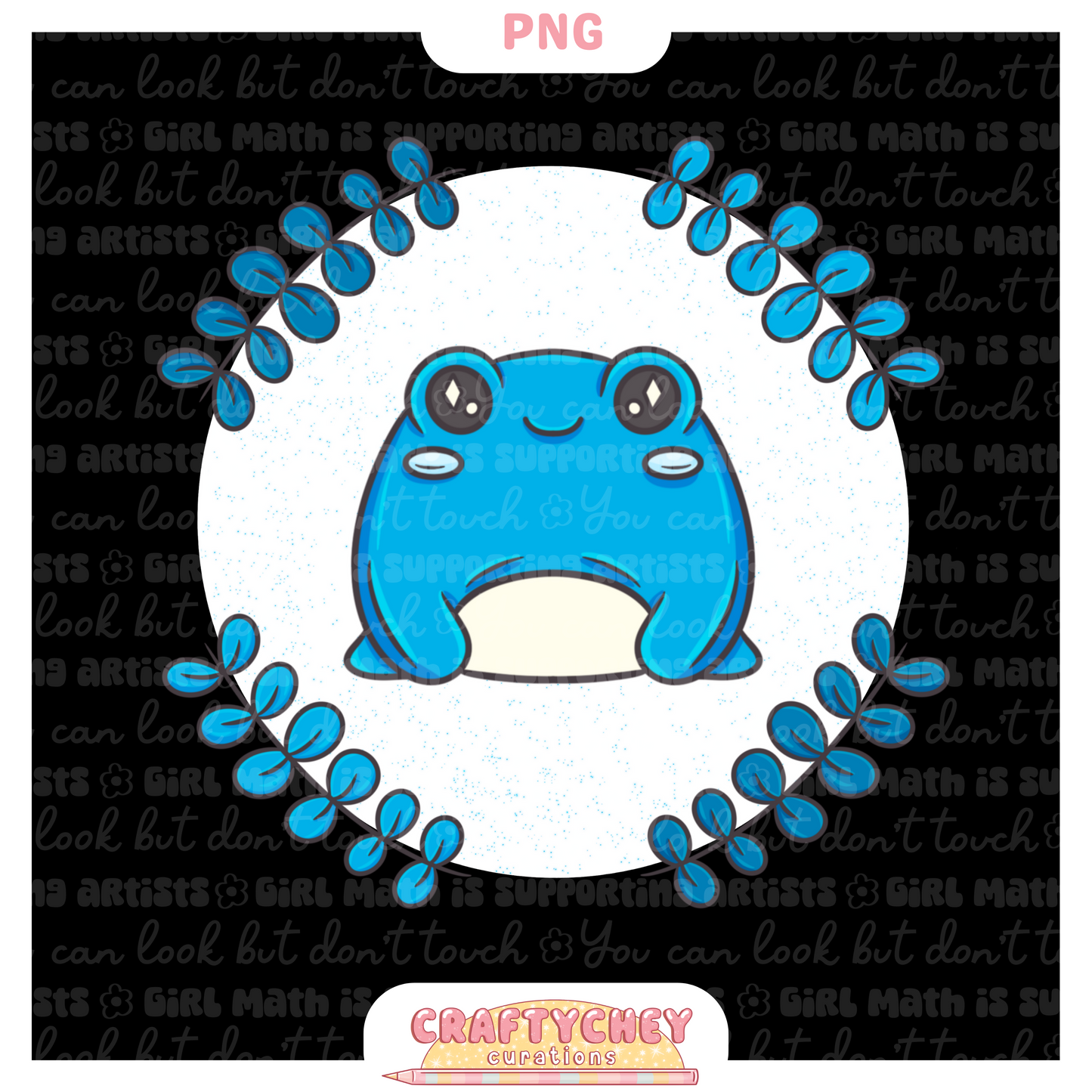 Blue Lily Pad Frogs