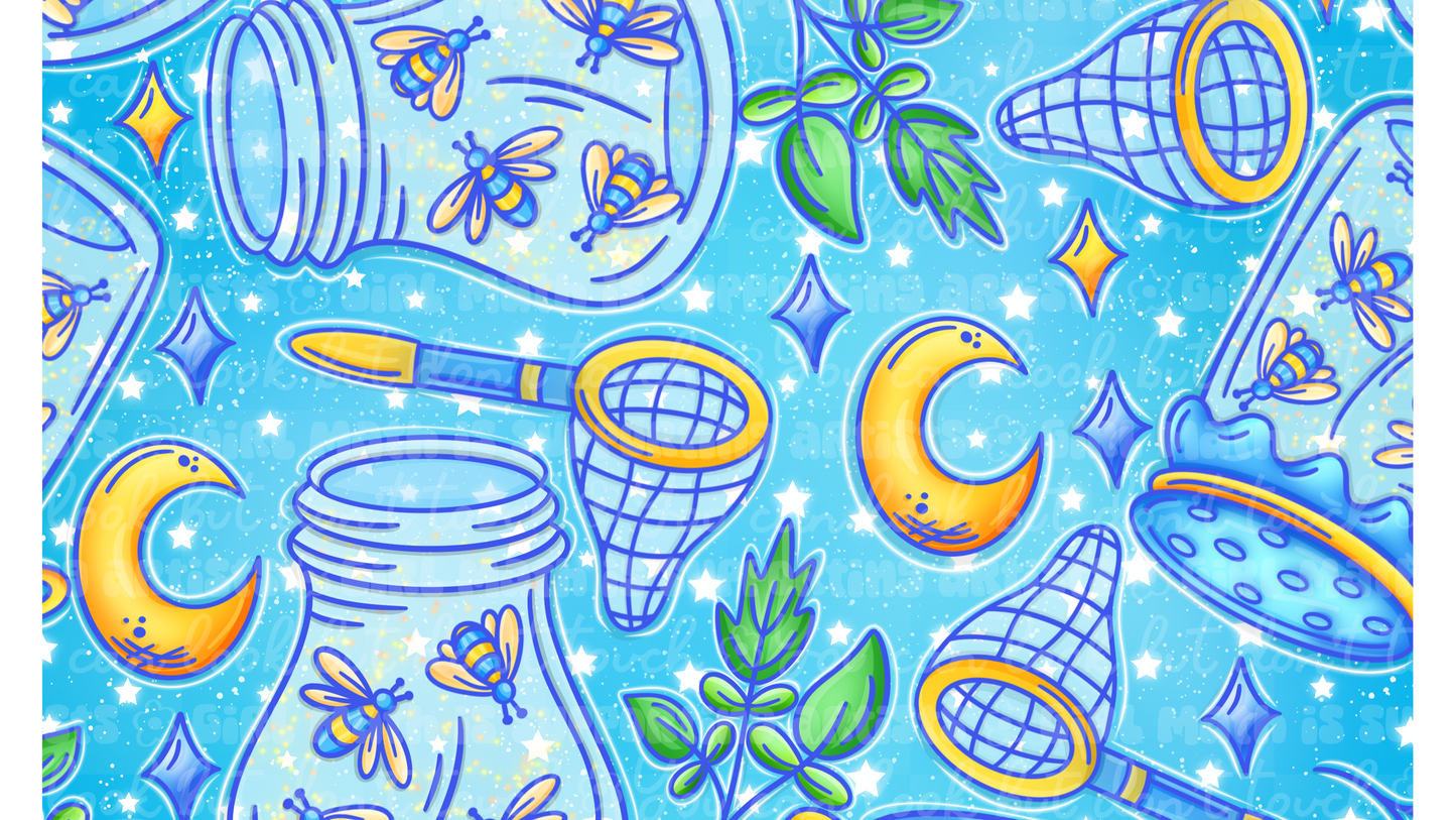 Nostalgic Firefly Jars (Blue)