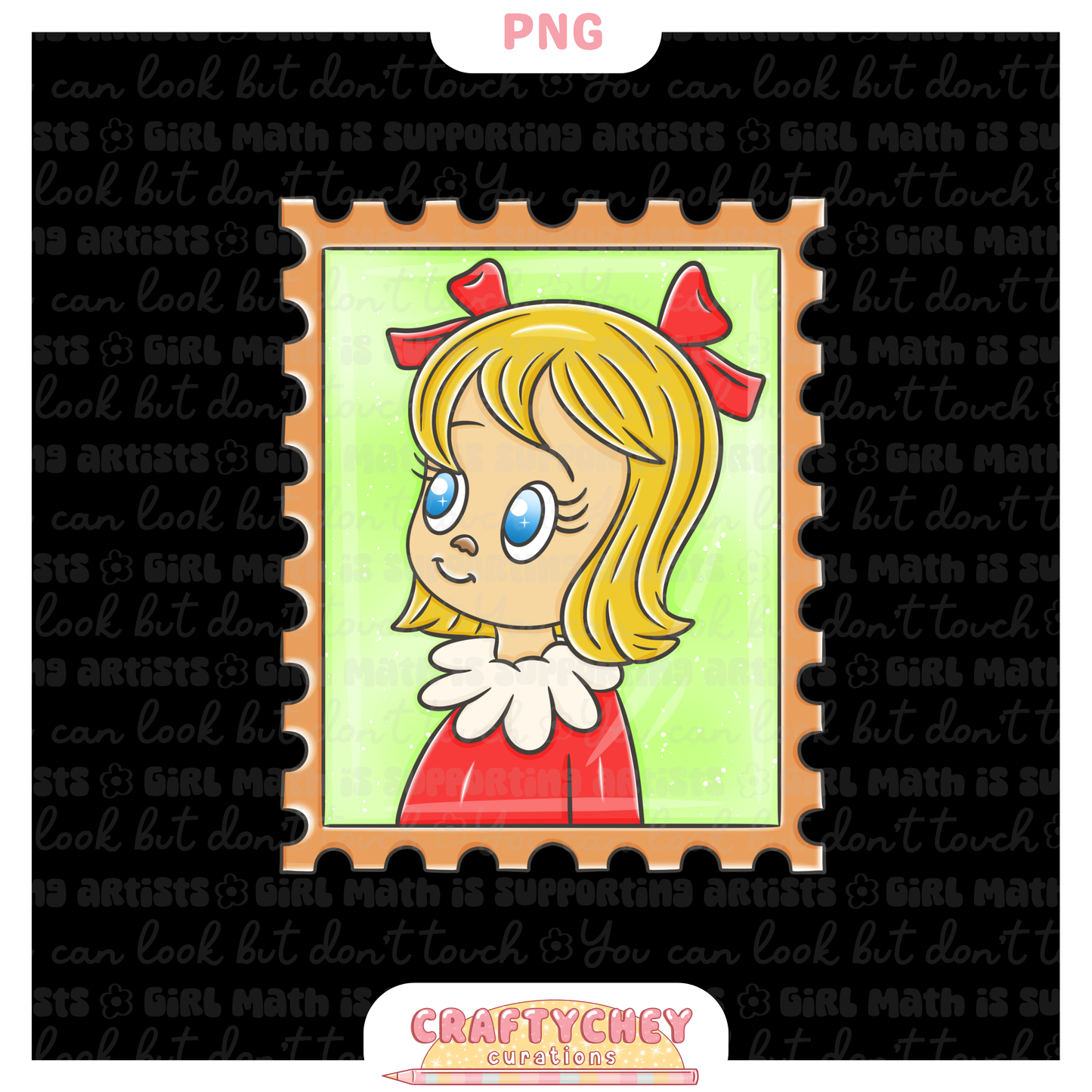 Grouchy Green Guy Stamps