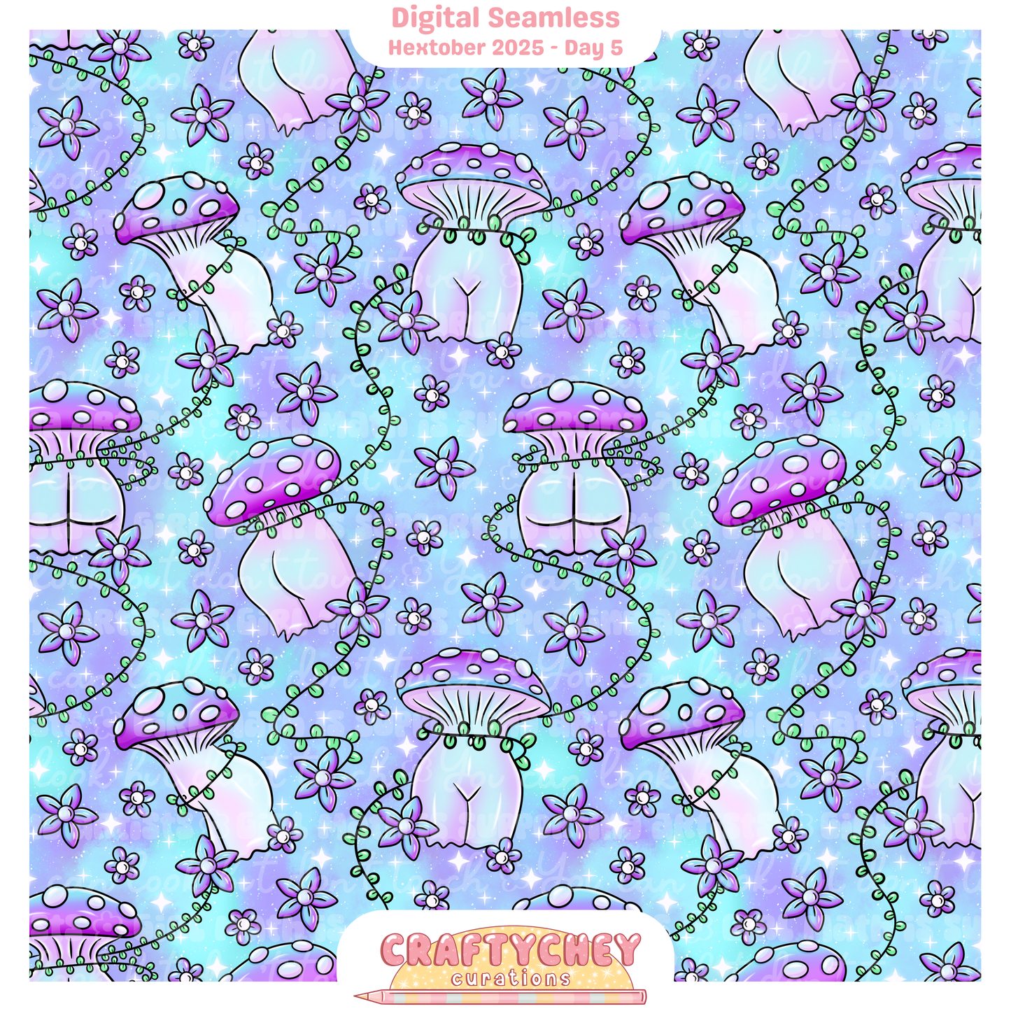 Hextober Day 5: Mushroom (Purple)
