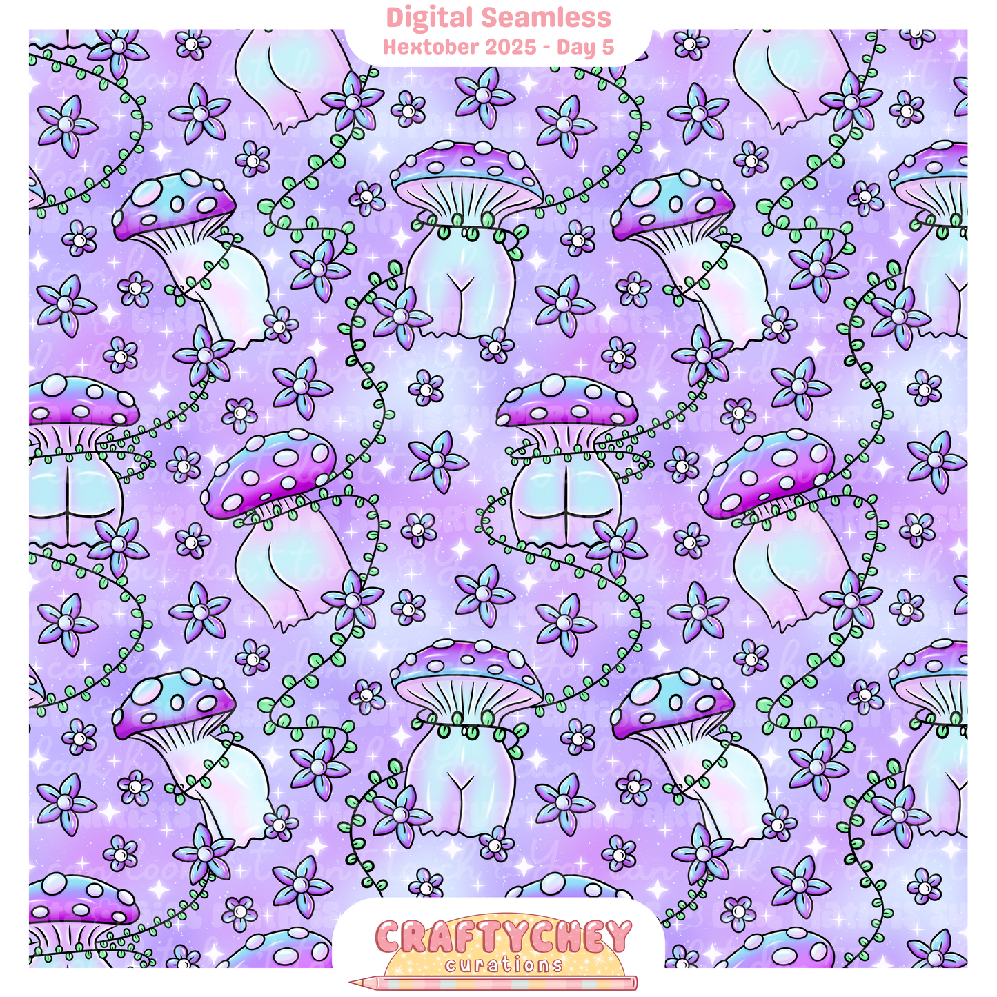 Hextober Day 5: Mushroom (Purple)