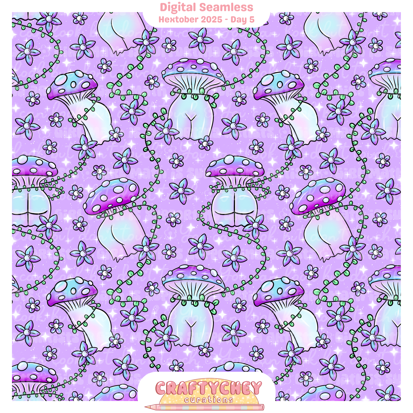 Hextober Day 5: Mushroom (Purple)