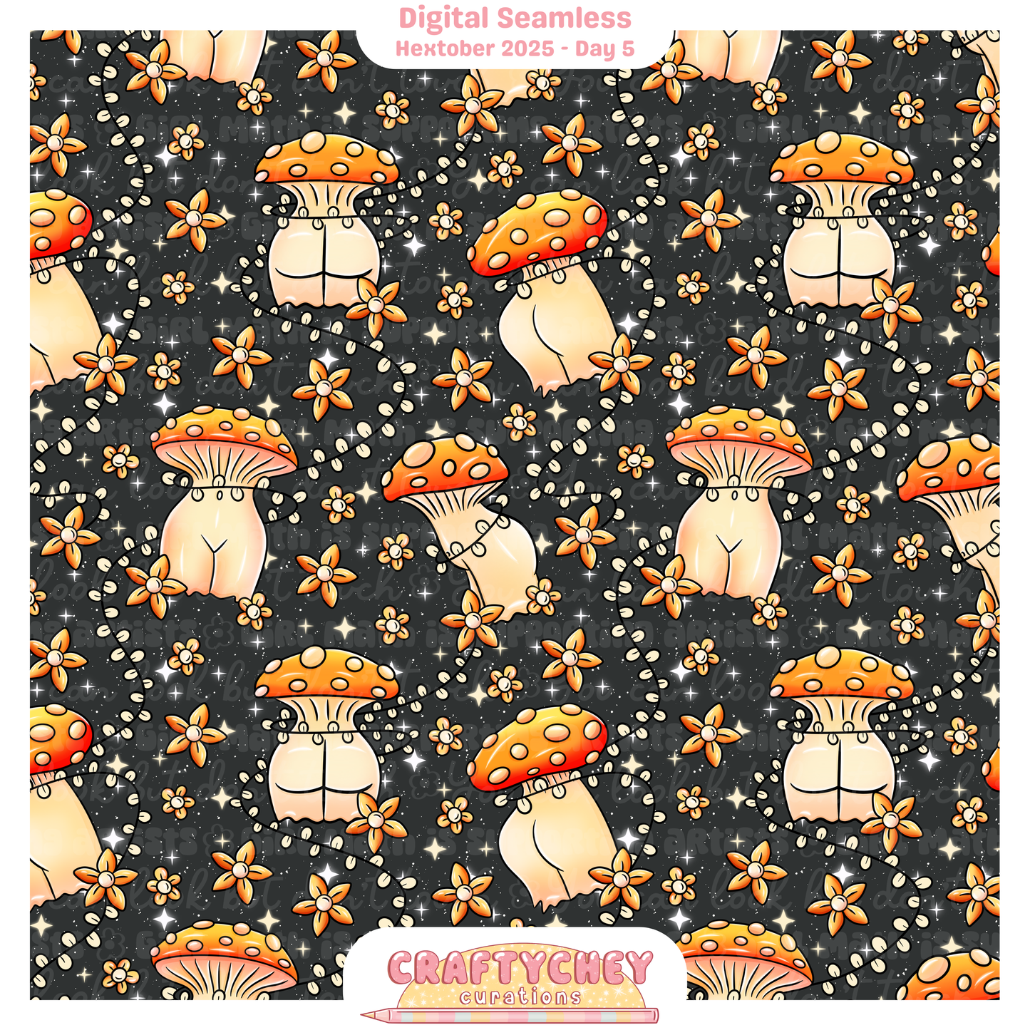 Hextober Day 5: Mushroom (Orange)