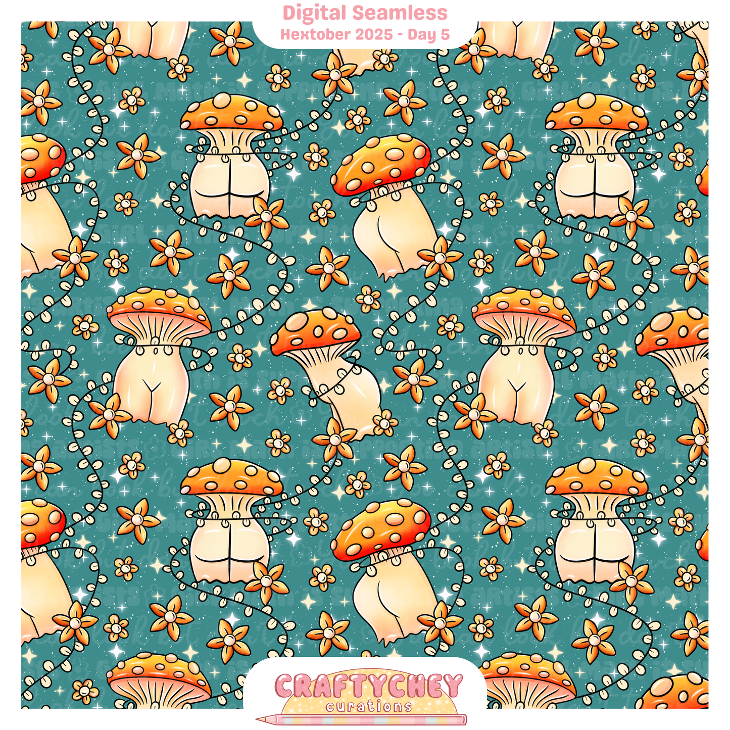 Hextober Day 5: Mushroom (Orange)