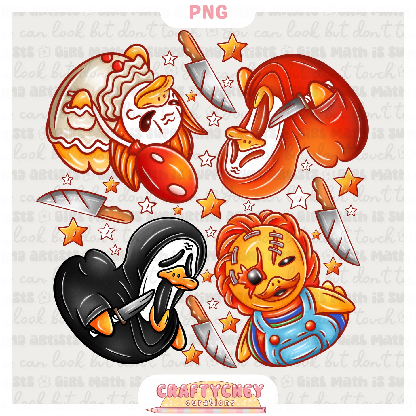 Horror Mashup Rubber Ducks