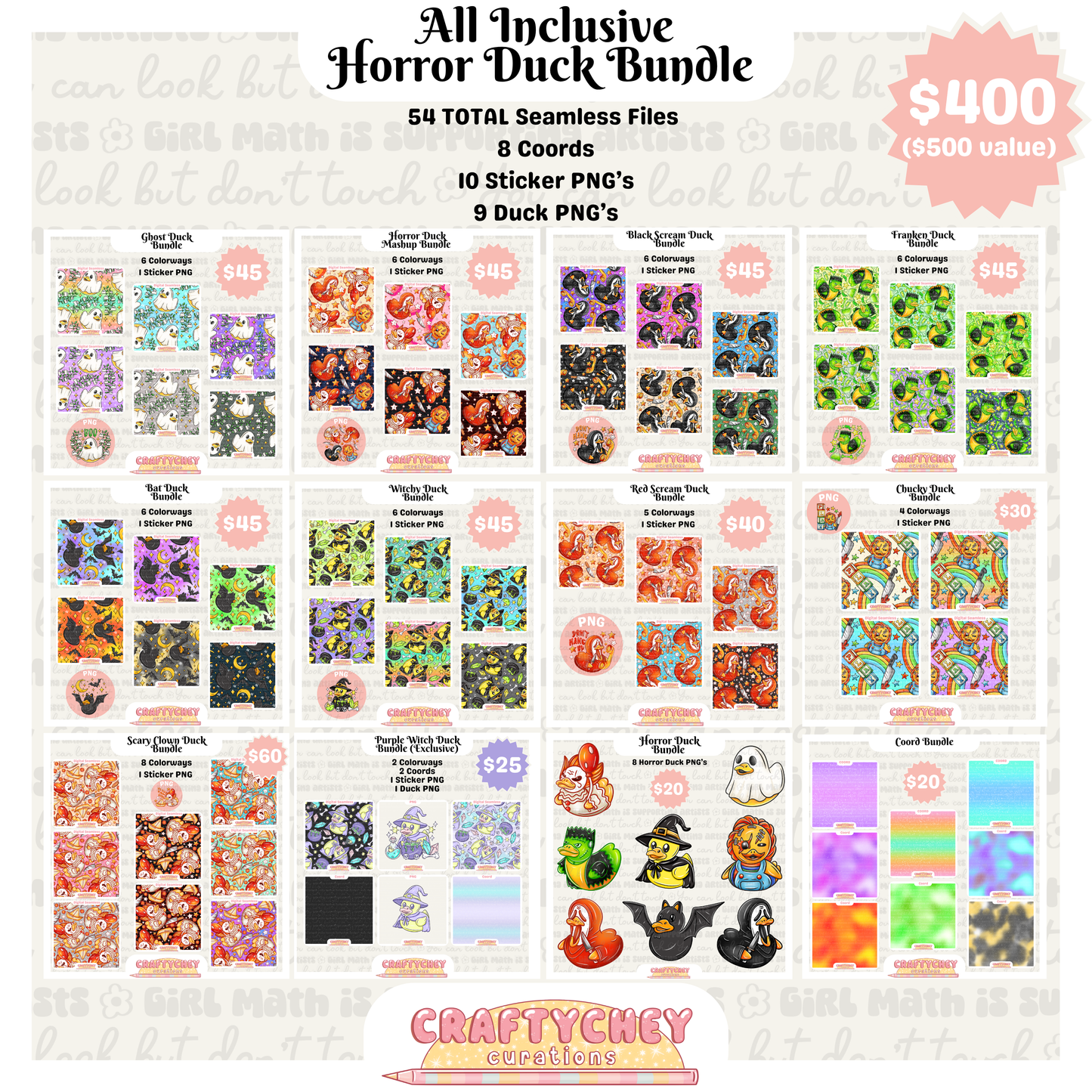 ALL-INCLUSIVE BUNDLE: Horror Rubber Ducks
