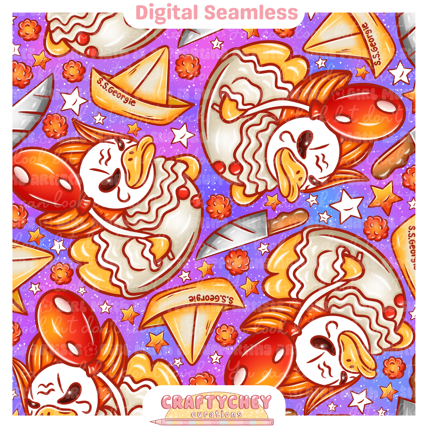 Pennywise Clown Rubber Ducks