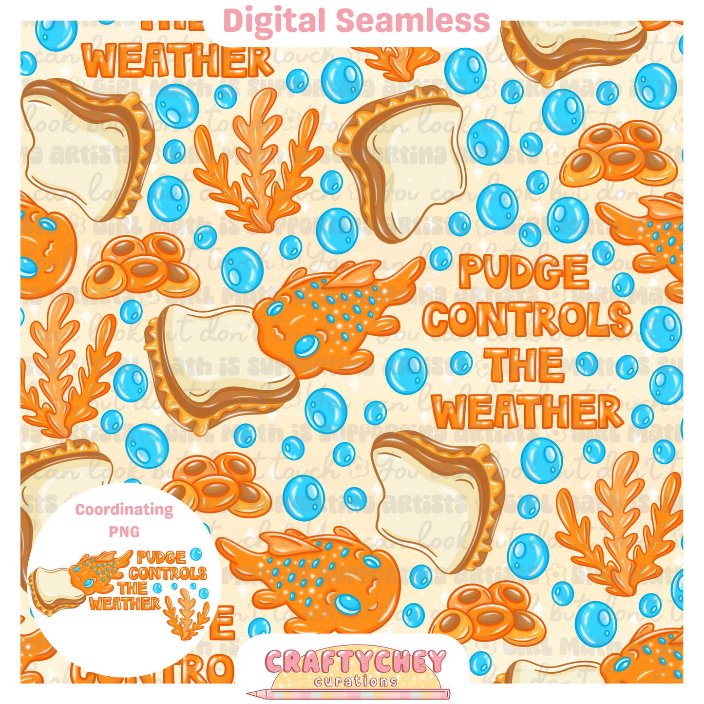 Weather Controlling Fish (Seamless + PNG)