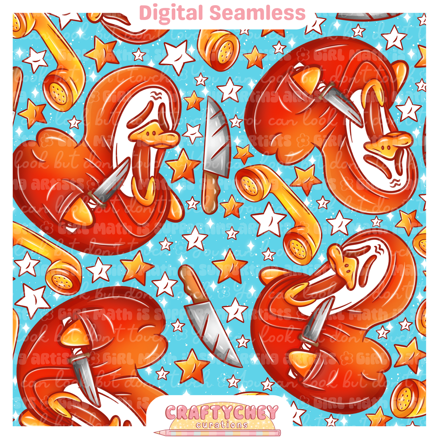 Ghostface Rubber Ducks (Red)