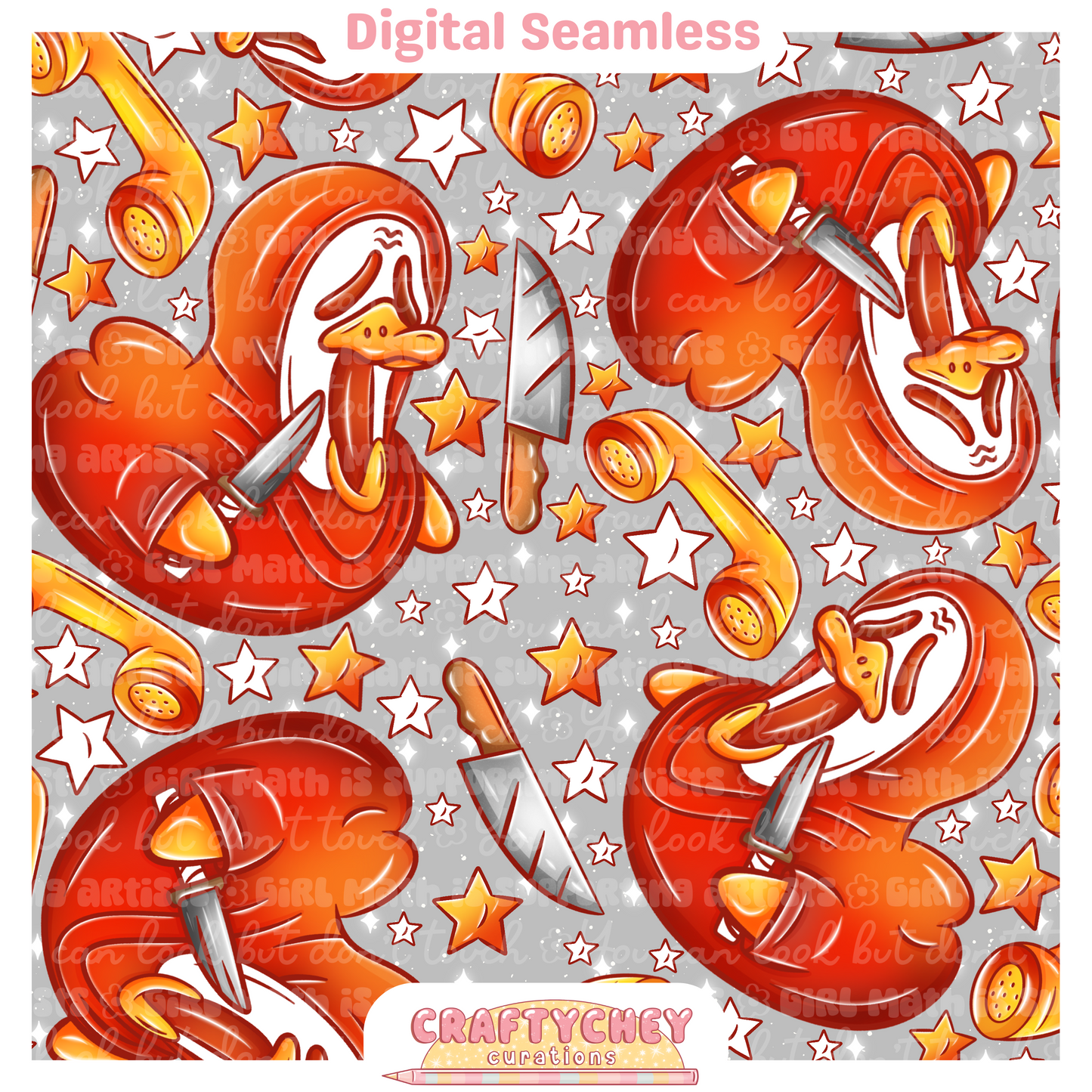 Ghostface Rubber Ducks (Red)