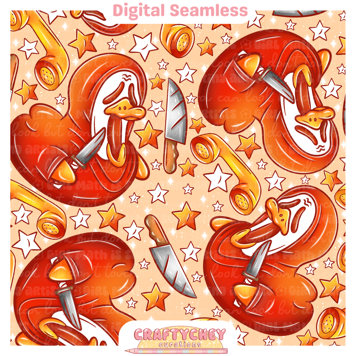 Ghostface Rubber Ducks (Red)