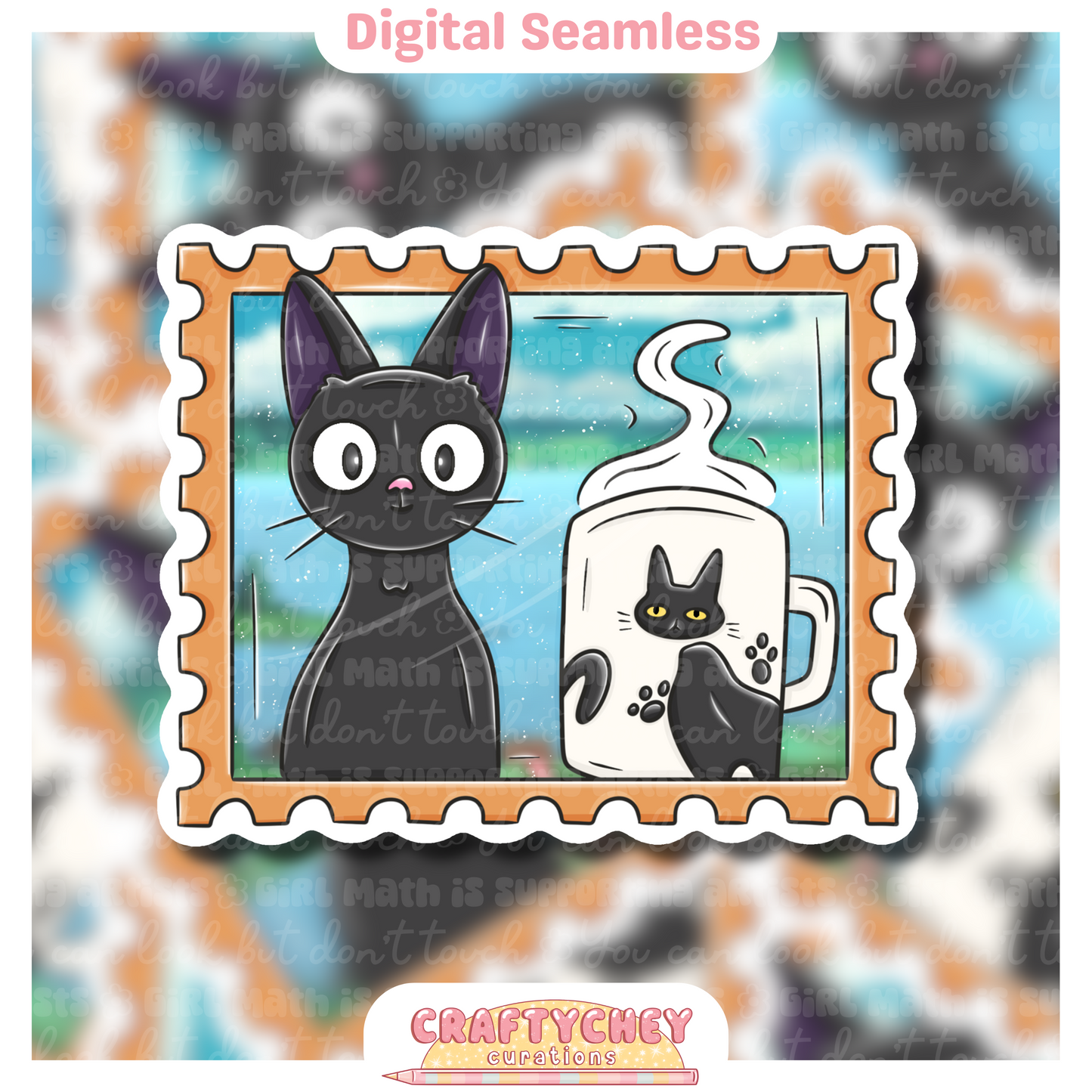 Witchy Delivery Stamps (SCENIC)