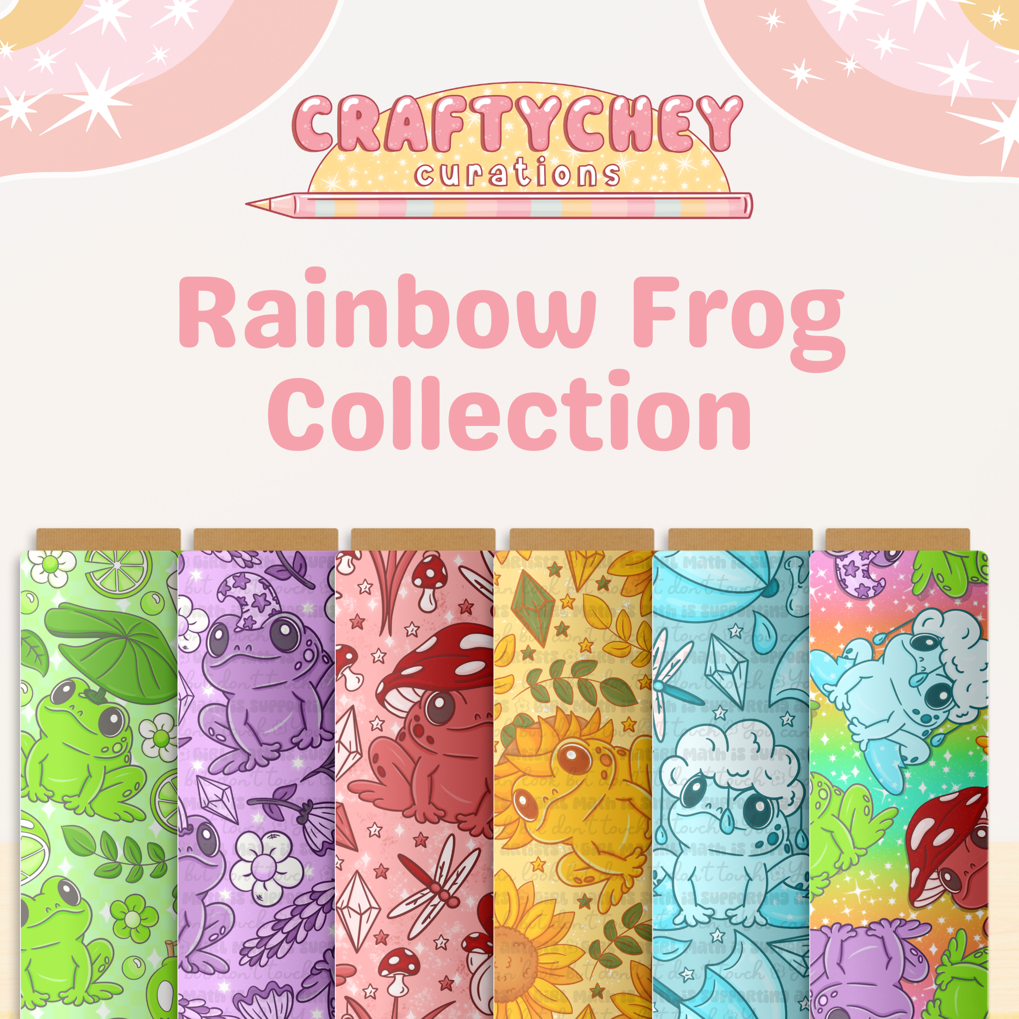 Rainbow Frogs – CraftyCheyCurations