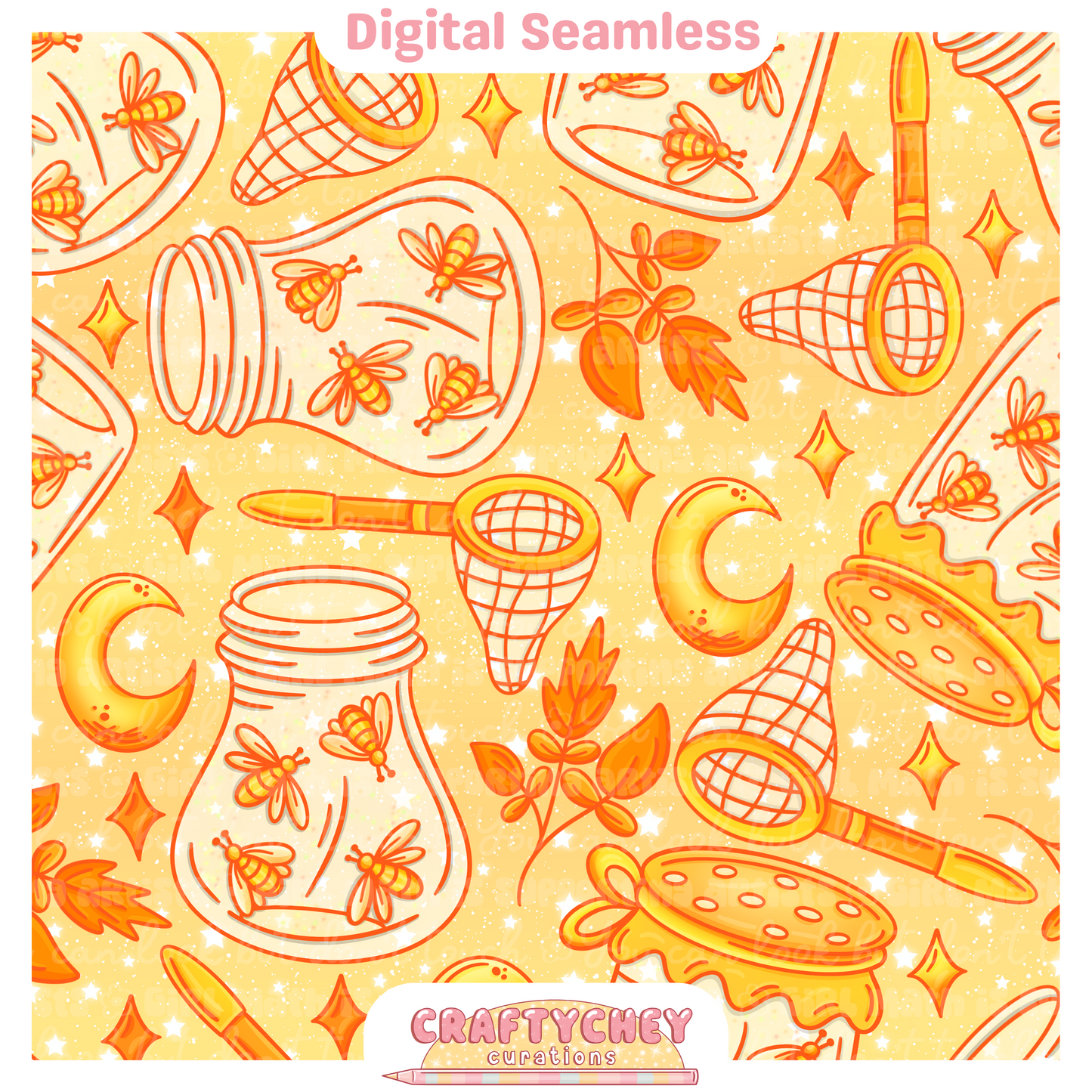 Nostalgic Firefly Jars (Orange)