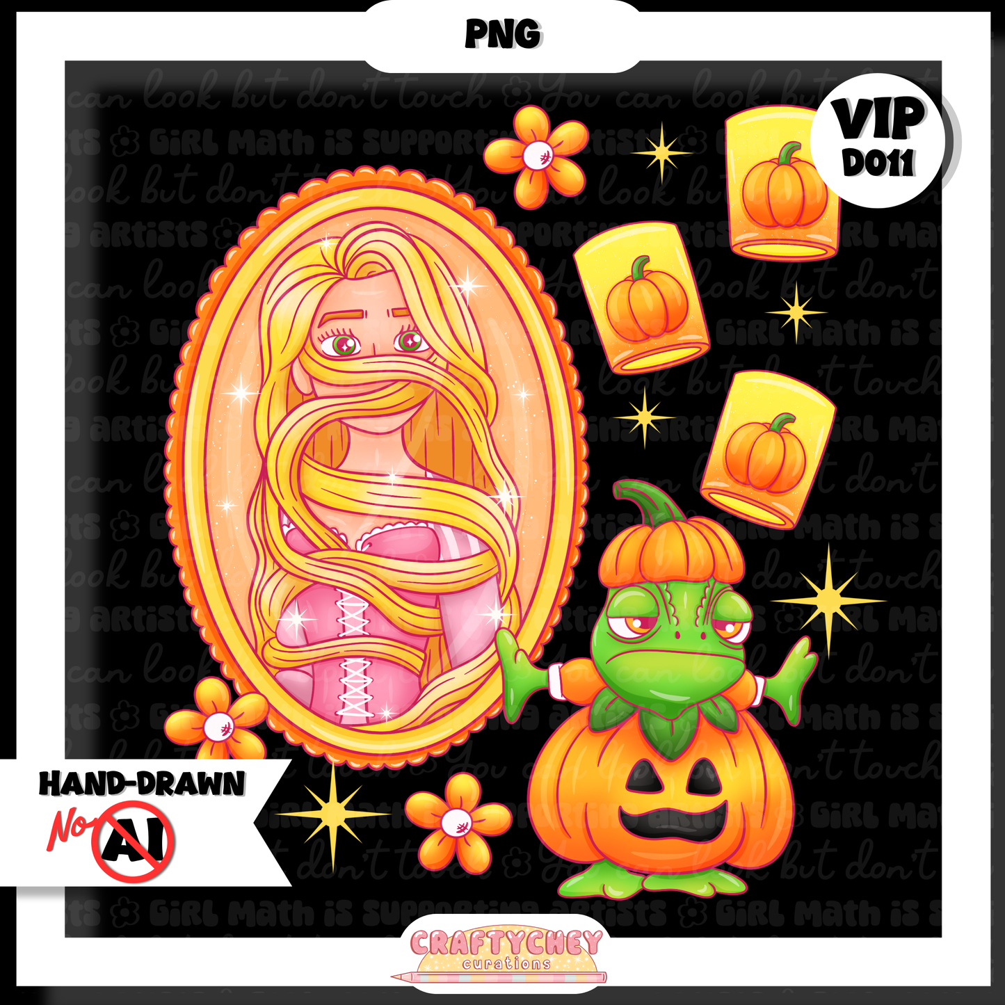 Pumpkin Pals (Seamless + PNG + Coord)