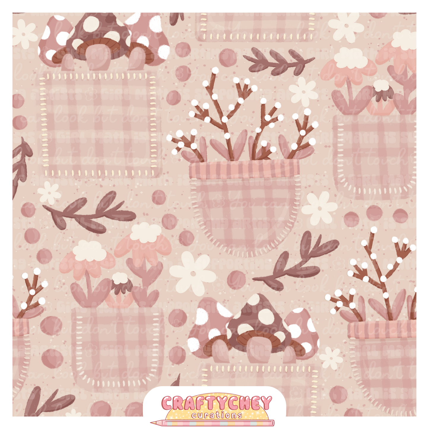 Spring Floral Pockets