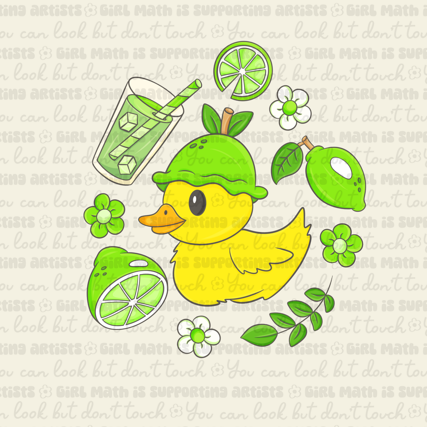 Lime / Green Fruit Duck