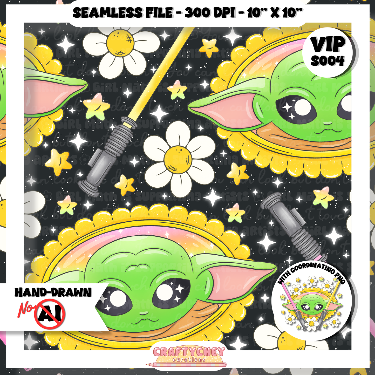 Lil Green Guy Frames (Seamless + PNG)