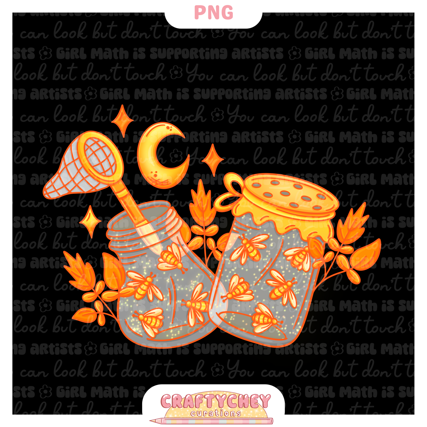 Nostalgic Firefly Jars (Orange)