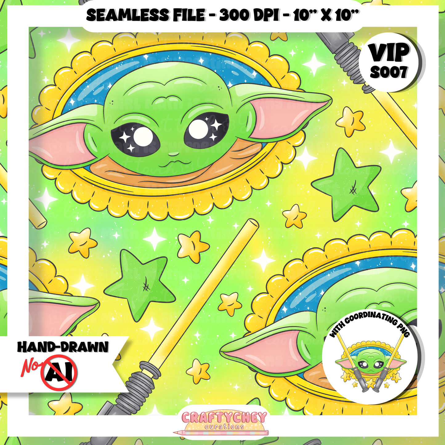 Lil Green Guy Frames (Seamless + PNG)