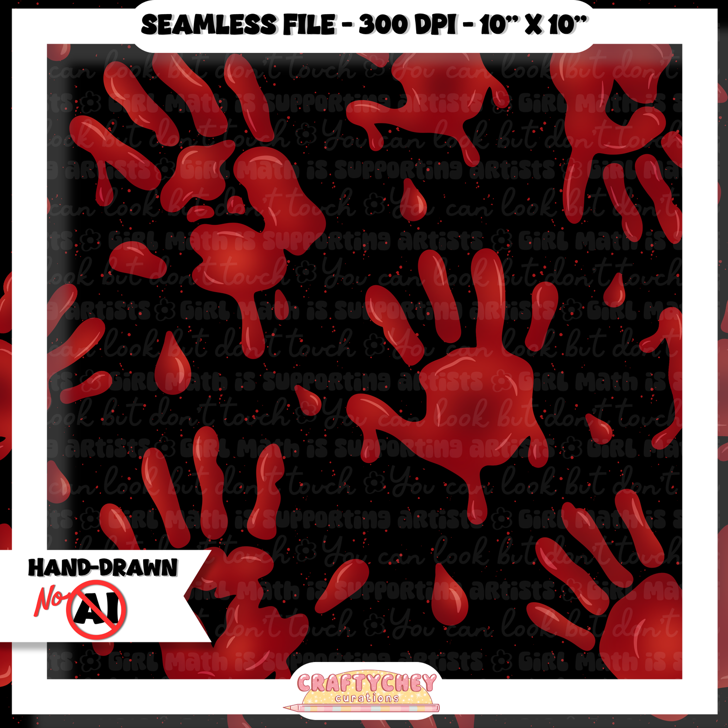 Bloody / Painted Handprints